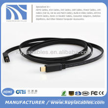 Hot 1080P Flat HDMI to HDMI Cable 1.4 V for 3DTV DVD XBOX PS3 HDTV